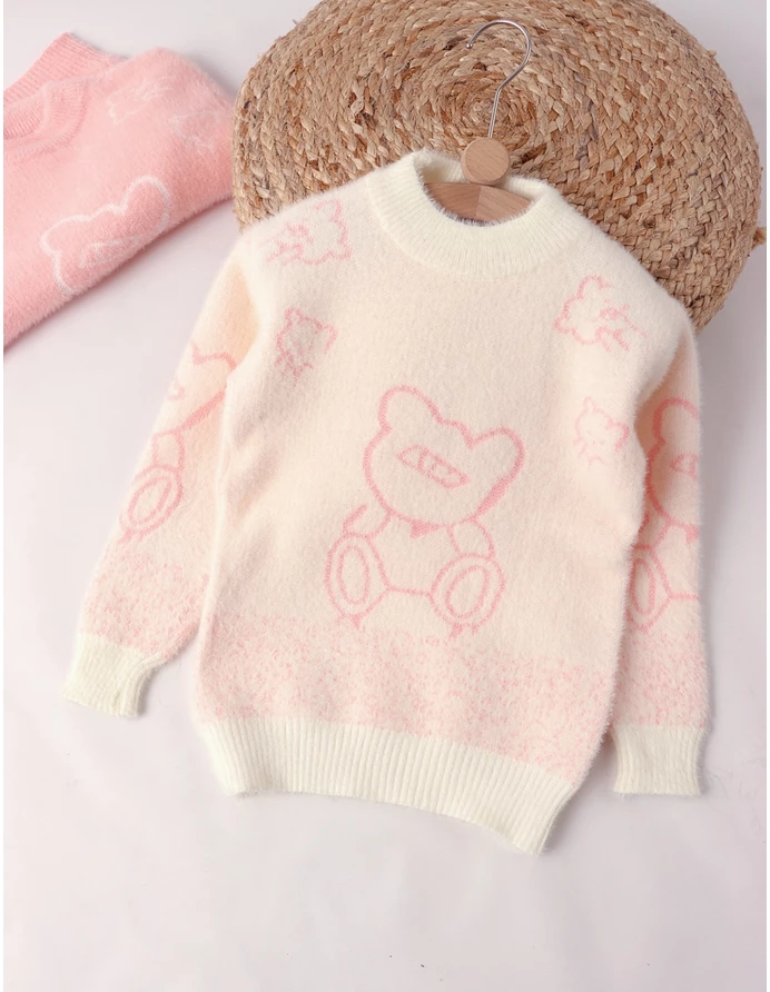 Pulover Mohair Kiara, ecru picture - 2