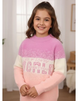 Pulover Mohair Sweet You, mov-corai