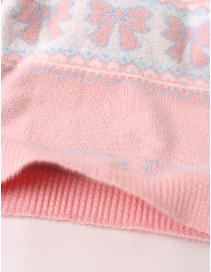 Pulover Mohair, Trei Fundite, roz-blue picture - 4