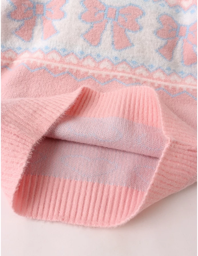 Pulover Mohair, Trei Fundite, roz-blue picture - 5