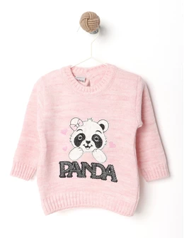 Pulover PANDATON-TON model coral