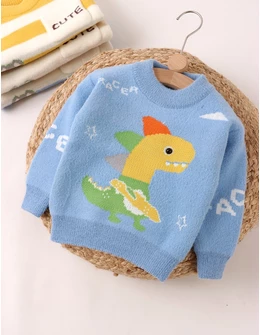 Pulover Racer Dino, albastru