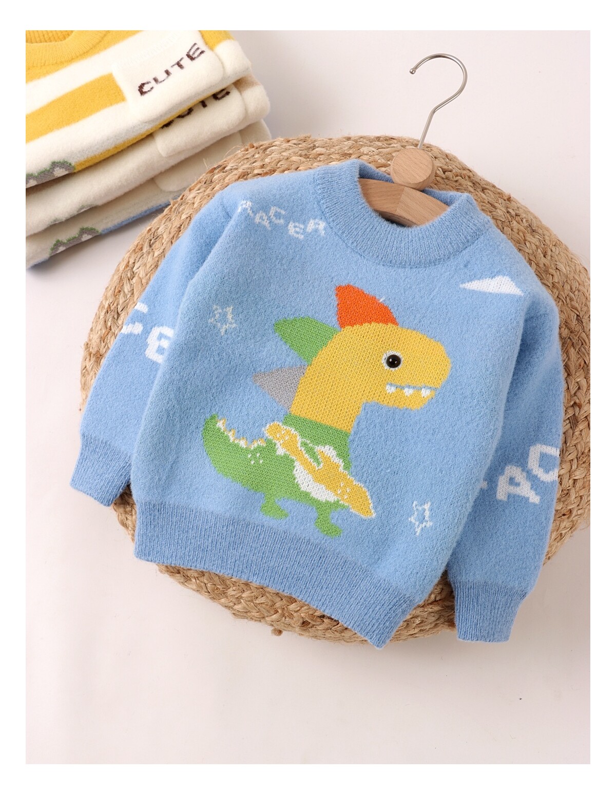 Pulover Racer Dino, albastru