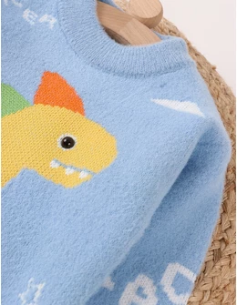 Pulover Racer Dino, albastru