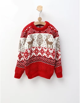 Pulover Renii Mosului cu rosu