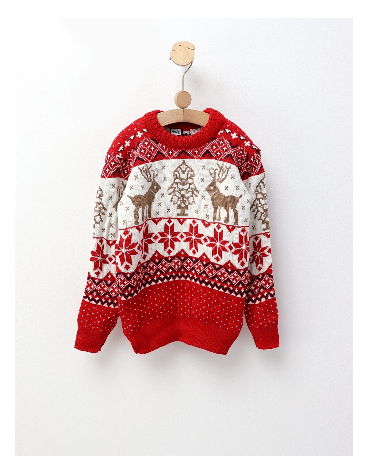 Pulover Renii Mosului cu rosu