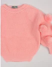 Pulover tricotat cu ciucurasi, model corai picture - 4