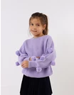 Pulover tricotat cu ciucurasi, model mov picture - 5