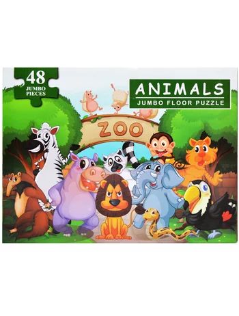 Puzzle 48 piese Zoo Animals