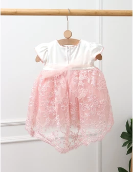 Rochita botez Iris model roz