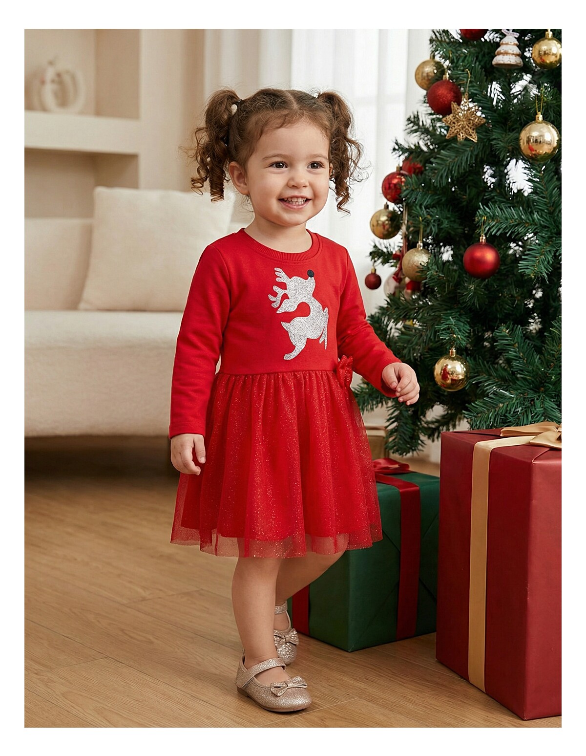 Rochita Craciun Awesome Deer rosu