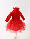 Rochita cu bentita Craciun Santa baby rosu picture - 5