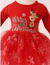 Rochita cu bentita Merry Christmas, rosu picture - 3