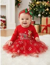 Rochita cu bentita Merry Christmas, rosu picture - 1