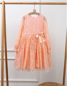 Rochita cu broderie, Lara, model corai