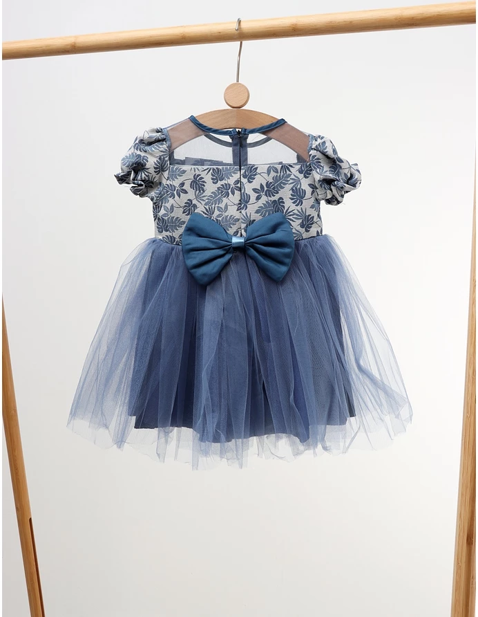 Rochita cu tulle Carla, model albastru picture - 4
