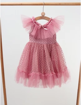 Rochita cu tulle Mandy, roz