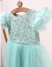 Rochita cu tulle Zara, model verde picture - 3