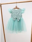 Rochita cu tulle Zara, model verde picture - 6
