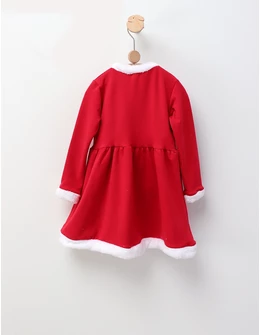 Rochita Fulgi de Nea, model alb-rosu