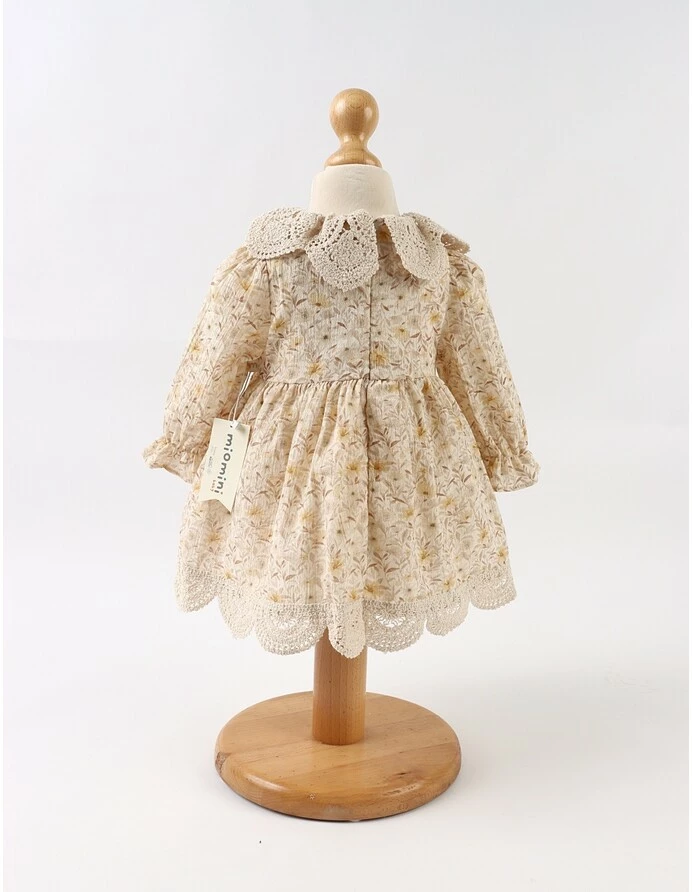 Rochita muselina si croset, Elisa crem picture - 5