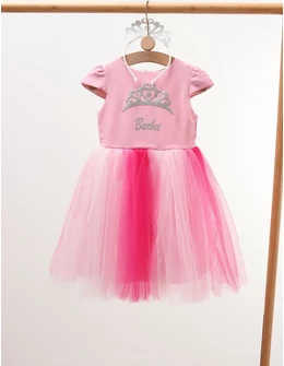 Rochita premium Barbie Girl, roz-ciclam