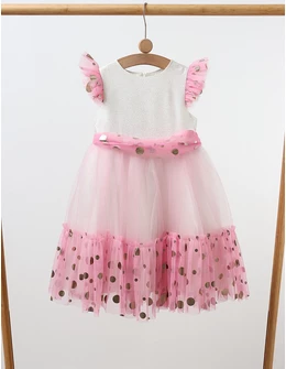 Rochita premium Hellen, cu roz