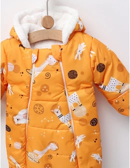 Sac de dormit, Animalute Astronaut, galben