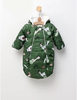 Sac de dormit, Animalute Astronaut, verde