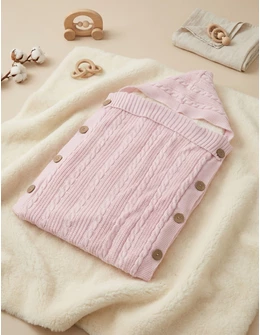 Sac de dormit, croset-cocolino, bebe, roz