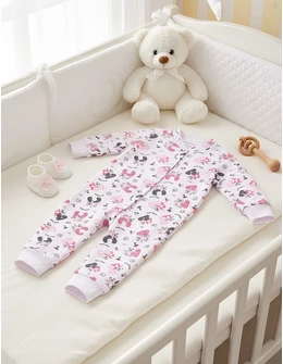 Salopeta BB Romania Cute Bear, ciclam