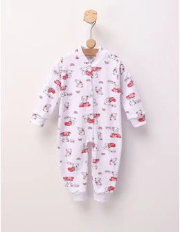 Salopeta BB Romania Love You Cat rosu