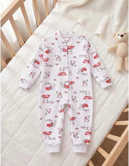 Salopeta BB Romania Love You Cat rosu