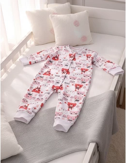 Salopeta BB Romania Teddy Bear, rosu