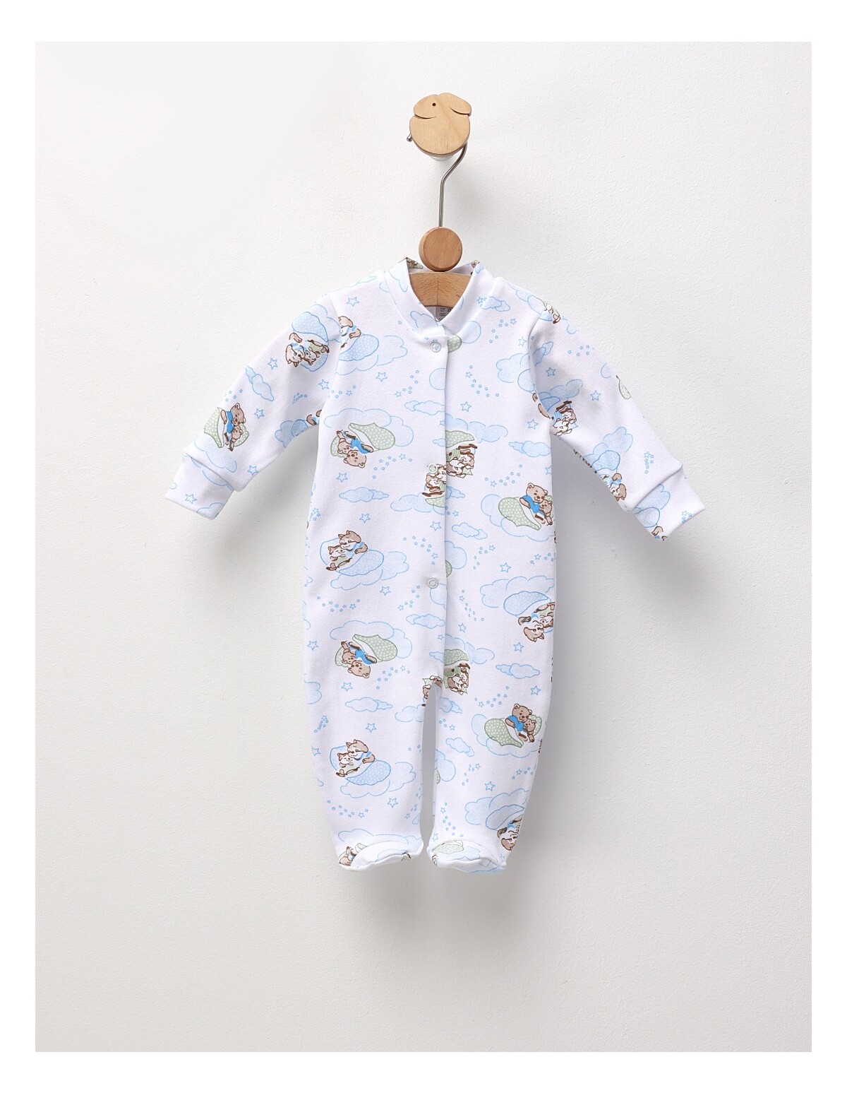 Salopeta bebe Romania Mama Bear, blue