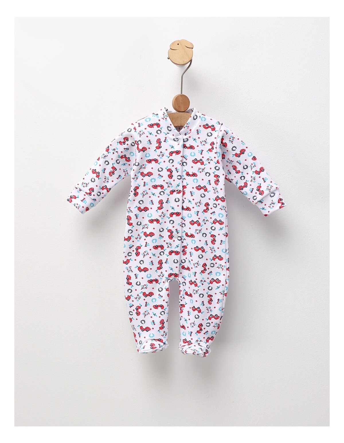 Salopeta bebe Romania Super Best, rosu