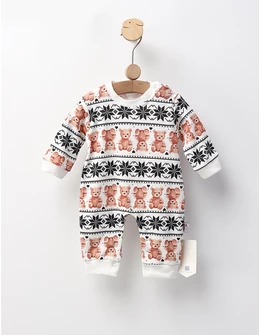 Salopeta Bebe Ursuleti, model multicolor