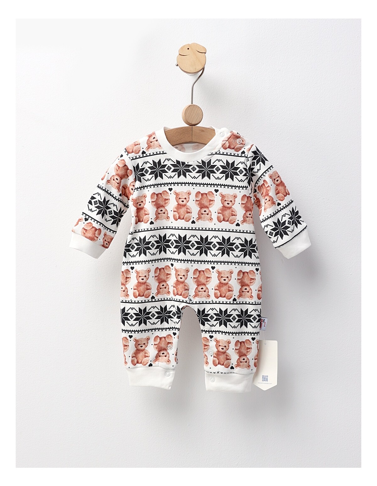 Salopeta Bebe Ursuleti, model multicolor