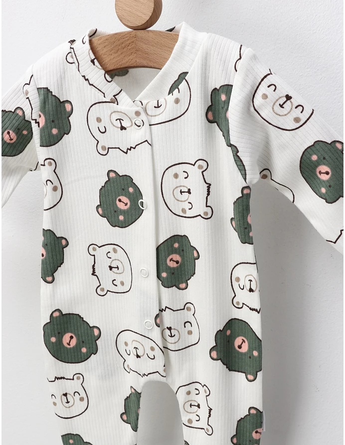 Salopeta cu botosei, cap de ursulet verde picture - 5