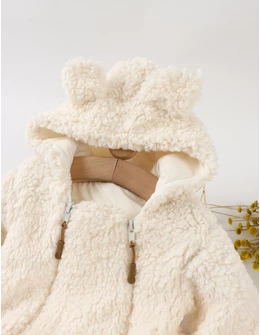 Salopeta cocolino dublata Fantasy ecru