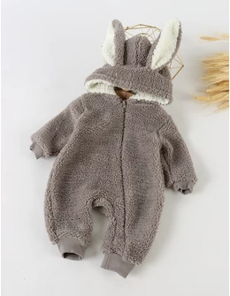 Salopeta cocolino iepure Zurly, gri