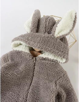 Salopeta cocolino iepure Zurly, gri