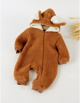 Salopeta cocolino iepure Zurly, maro