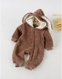 Salopeta cocolino iepure Zurly, maro-inchis