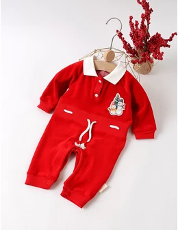 Salopeta Craciun, Snow Man, rosu