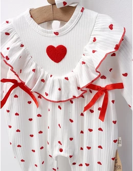 Salopeta cu bentita, Jennifer, alb rosu