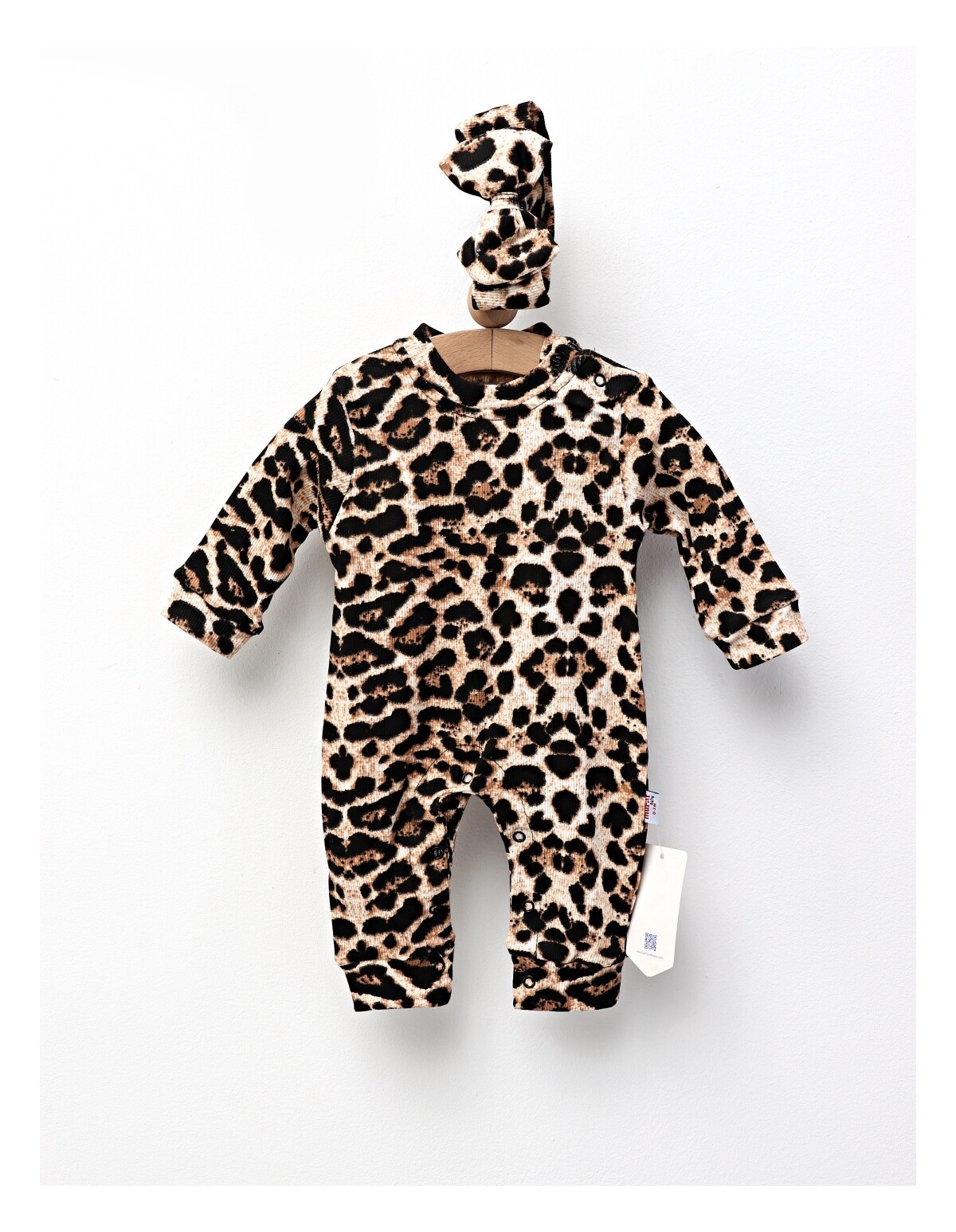 Salopeta cu bentita Leopard Print