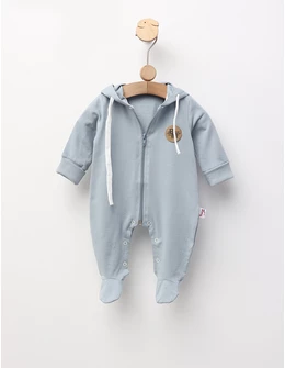 Salopeta cu botosei BM Fashion, albastru