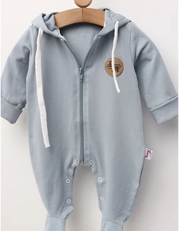 Salopeta cu botosei BM Fashion, albastru