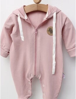 Salopeta cu botosei BM Fashion, roz